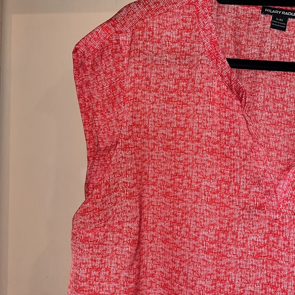 Hilary Radley ladies size XL/ EG red with white - Picture 3 of 7